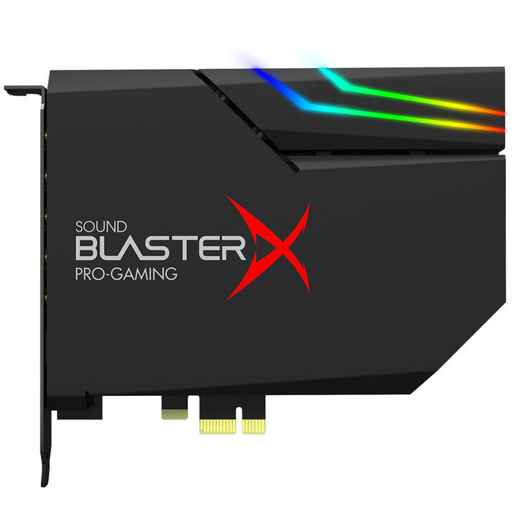 Creative Sound BlasterX AE-5 Plus Hi-Res Gaming Soundkarte / DAC - RGB, PCIe image number 1