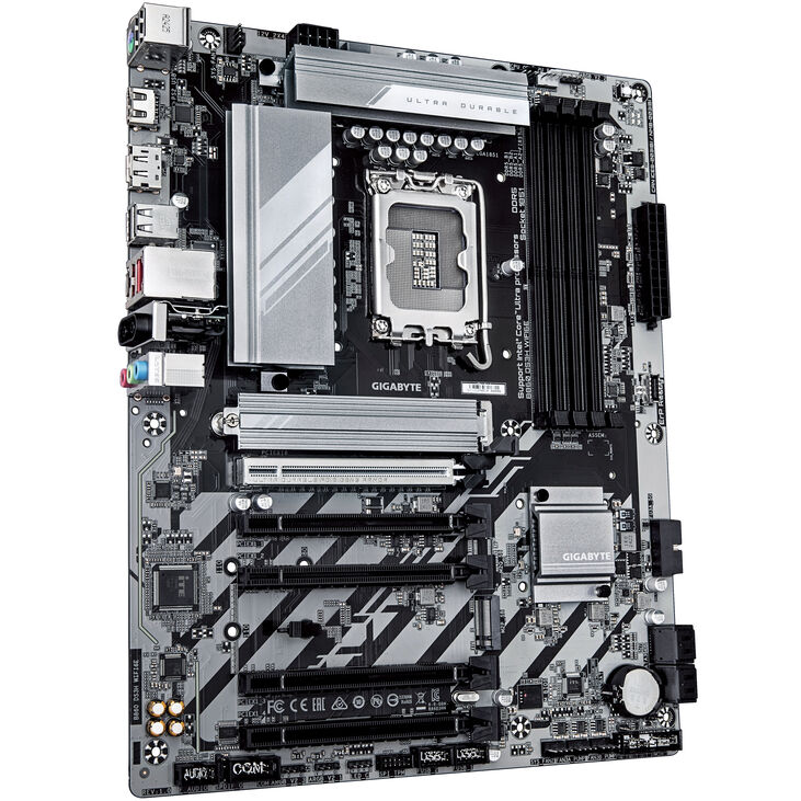 GIGABYTE B860 DS3H WiFi6E Mainboard, Sockel LGA 1851, Intel B860, ATX, DDR5 image number 1