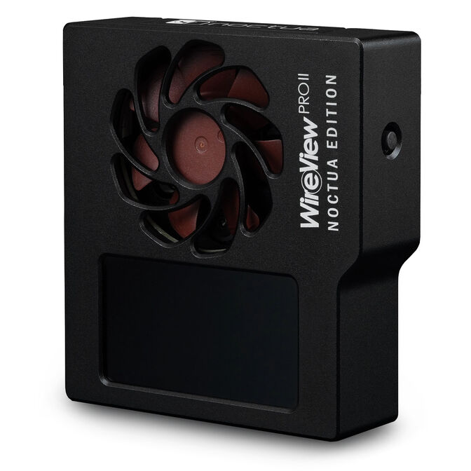 Thermal Grizzly WireView Pro II GPU Noctua Edition, 12V-2x6, TFT-IPS &ndash; black, reversed image number 1