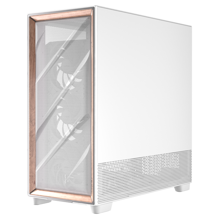 Antec Flux Pro PC Case, full tower, E-ATX, tempered glass – white image number 6