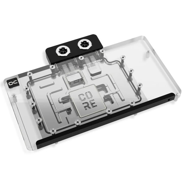 Alphacool Core RX 9070 TUF/Prime GPU Wasserblock, ARGB, mit Backplate - Acryl image number 1