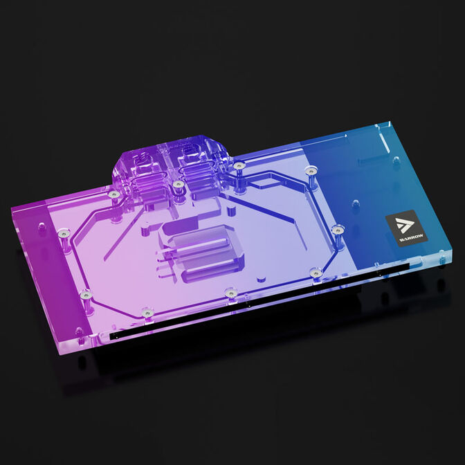 Barrow LRC 2.0 MSI RTX 4080 Suprim/Trio Aurora, RGB, black - acrylic image number 2