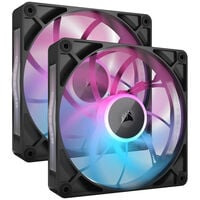 CORSAIR iCUE LINK RX140 MAX RGB PWM L&uuml;fter - 2er-Pack, 140mm, schwarz