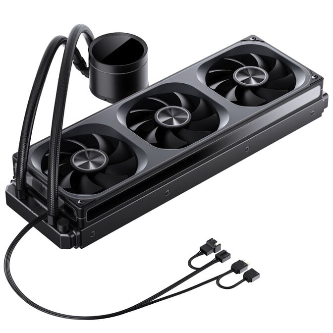 Jonsbo TH-360 AiO Wasserk&uuml;hlung, ARGB, Segmentanzeige - 360mm, schwarz image number 10