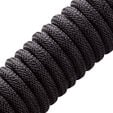 CableMod Classic Coiled Keyboard Cable USB-C to USB Type A, Midnight Black - 150cm image number null