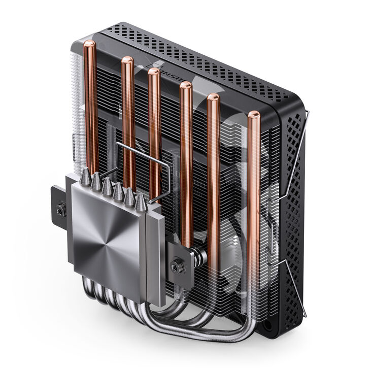 Jonsbo HP600 Low-Profile CPU-Kühler - 120mm, schwarz image number 8