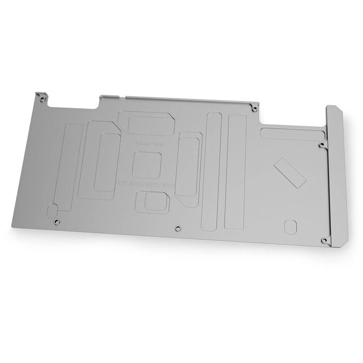 EK Water Blocks EK-Quantum Vector Strix RTX 3070/3080/3090 Backplate - Nickel image number 1