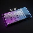 Alphacool Core GeForce RTX 5080 Solid + AMP Waterblock, Backplate - Acrylic, Black image number null