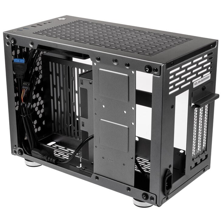 Kolink Rocket Heavy Mini-ITX Case - Gunmetal Grey + Alpenföhn Gletscherwasser 240 High Speed Bundle image number 6