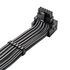 CableMod Universal Pro ModMesh 16-Pin to 16-Pin Cable, 90° Connector, Sleeved, StealthSense - Carbon, 60 cm, Var. B image number null