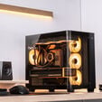 Jonsbo TK-3 PC Case, Mid Tower, ATX, Tempered Glass - Black image number null