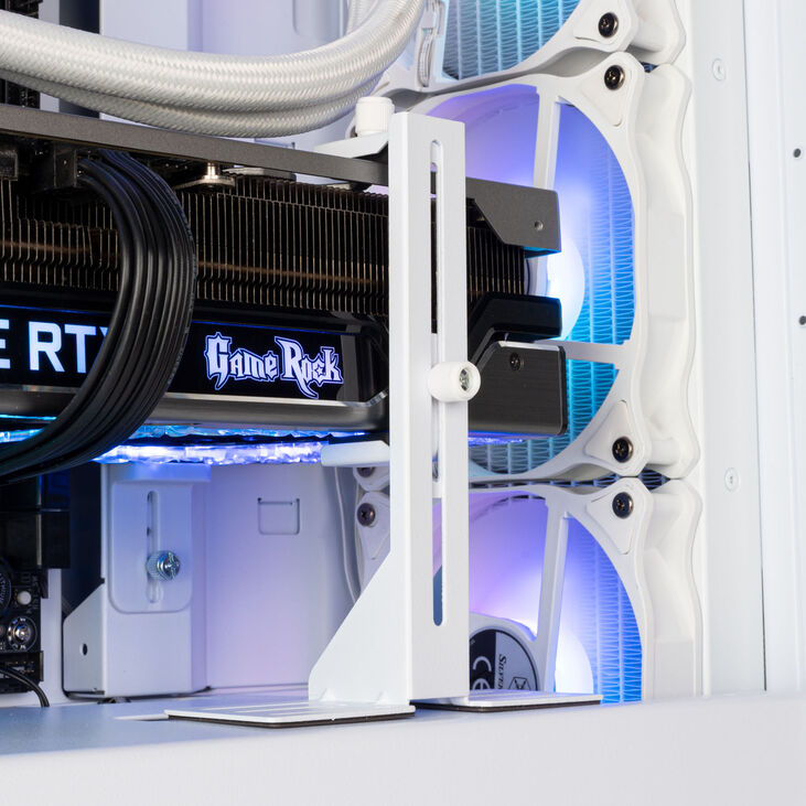 Silverstone GB01 GPU Holder - White image number 6
