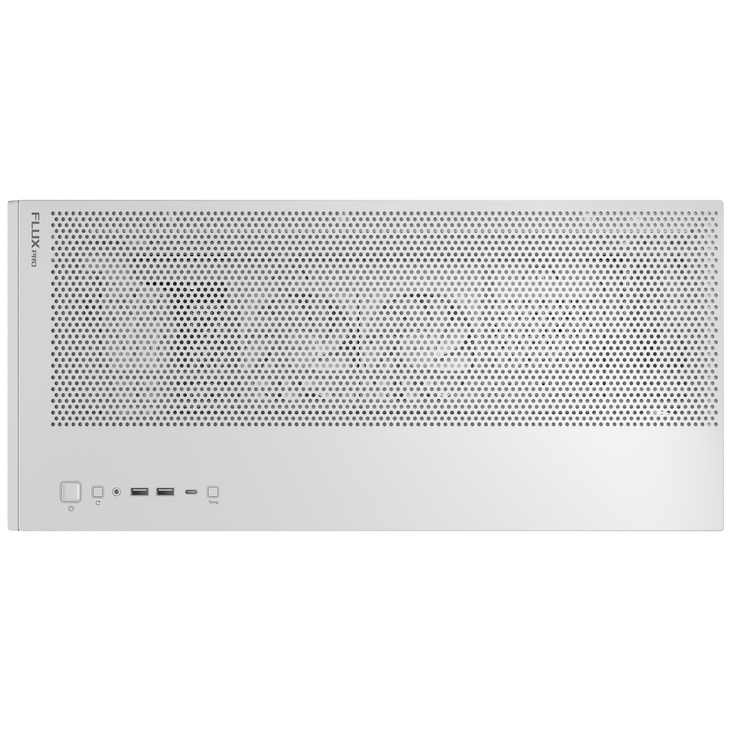 Antec Flux Pro PC Case, full tower, E-ATX, tempered glass – white image number 13