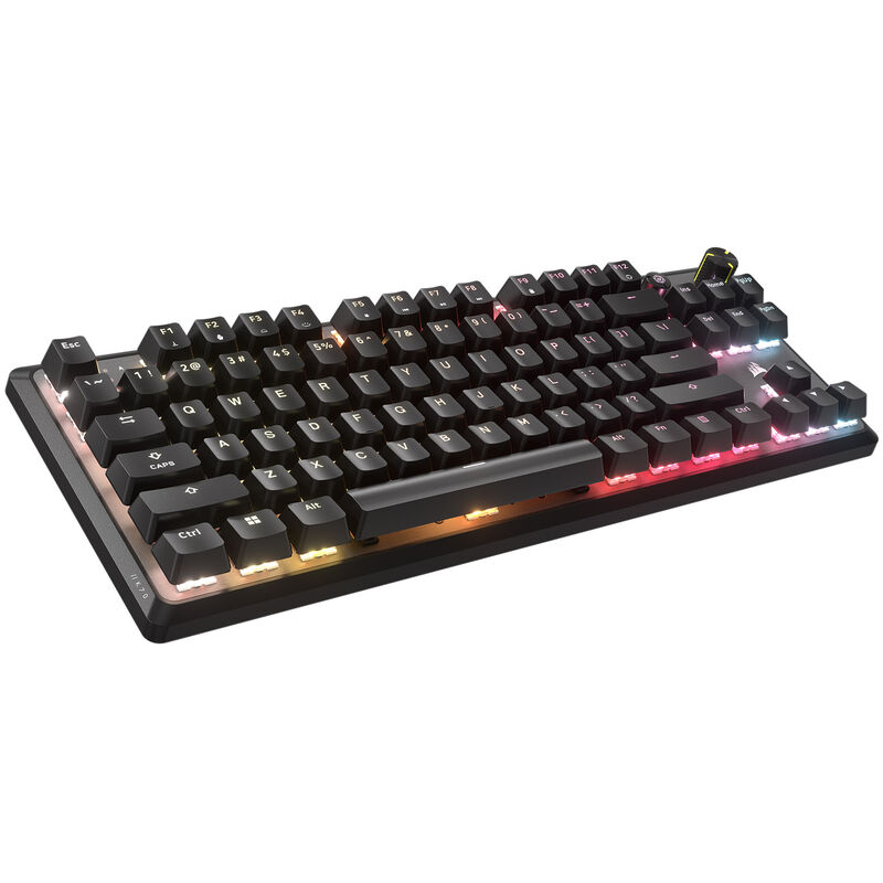 Corsair K70 Core TKL Gaming Tastatur, RGB - schwarz, Corsair MLX Red V2 Switches