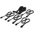 Corsair Cable Set, Type 4, DC Cable Starter Kit, individually sleeved - black image number null