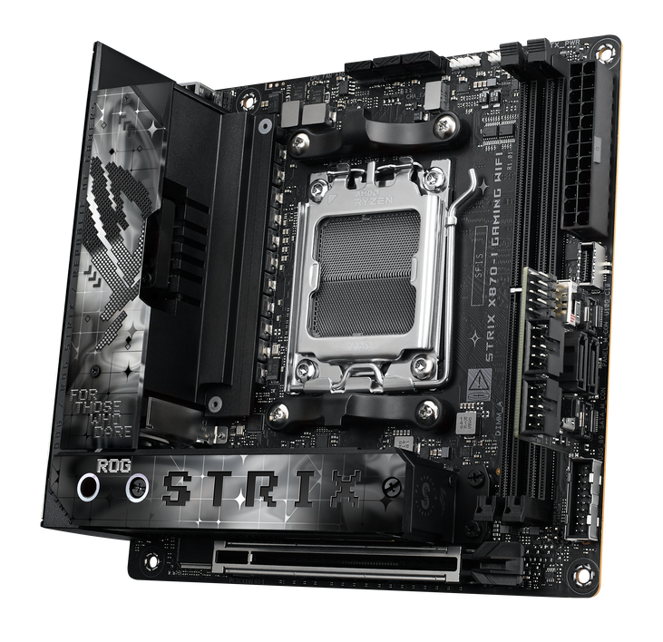 ASUS ROG Strix X870-I Gaming WiFi motherboard, AMD X870, Socket AM5, DDR5 image number 4