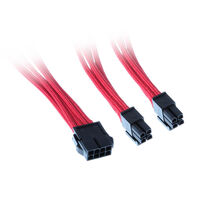 SilverStone 8-Pin-EPS auf 4+4-Pin-ATX/EPS - 300mm rot
