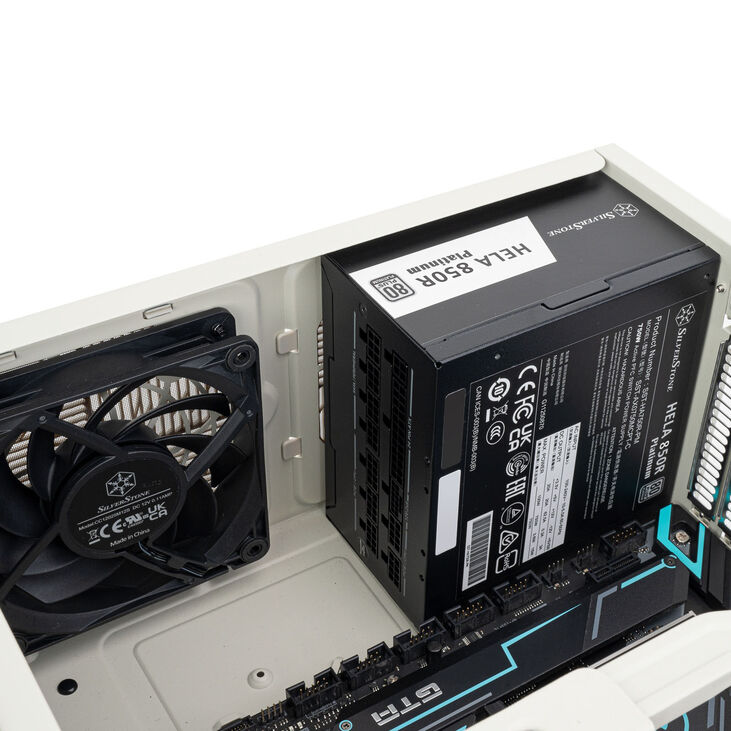 Silverstone FLP01 PC case, HTPC, SSI-CEB/ATX - white image number 13