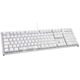 Ducky One 2 White Edition PBT Gaming Tastatur, MX-Black, weiße LED - weiß