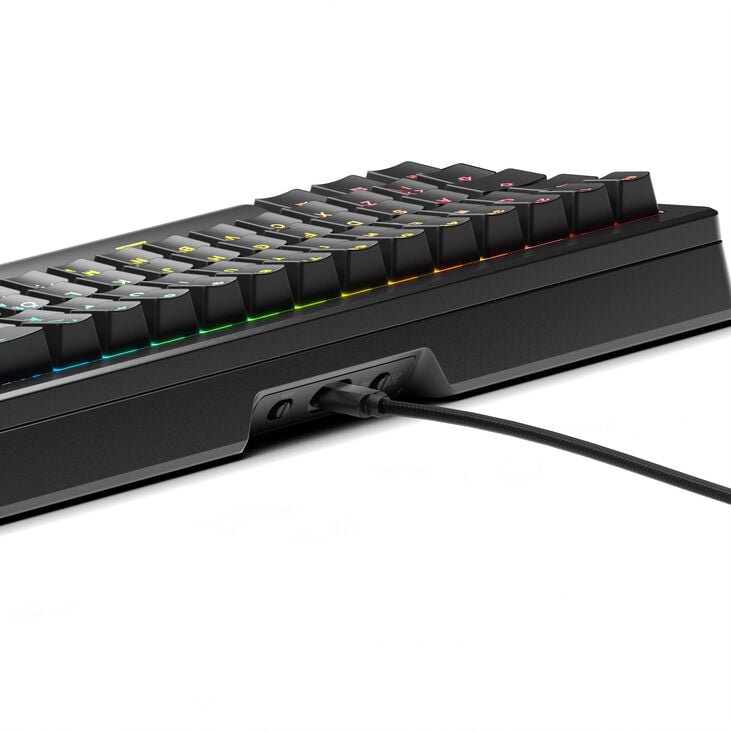 Glorious GMMK 3 Pro 65% Custom Gaming Keyboard - Pre-Built, ANSI (US), Fox Switches, Black image number 3