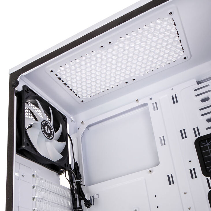 BitFenix Enso RGB Midi-Tower, Tempered Glass - weiß image number 9