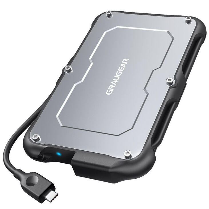 Graugear Ext Gehäuse f. 2,5" SSD/HDD USB-C3.2 Gen2 image number 0