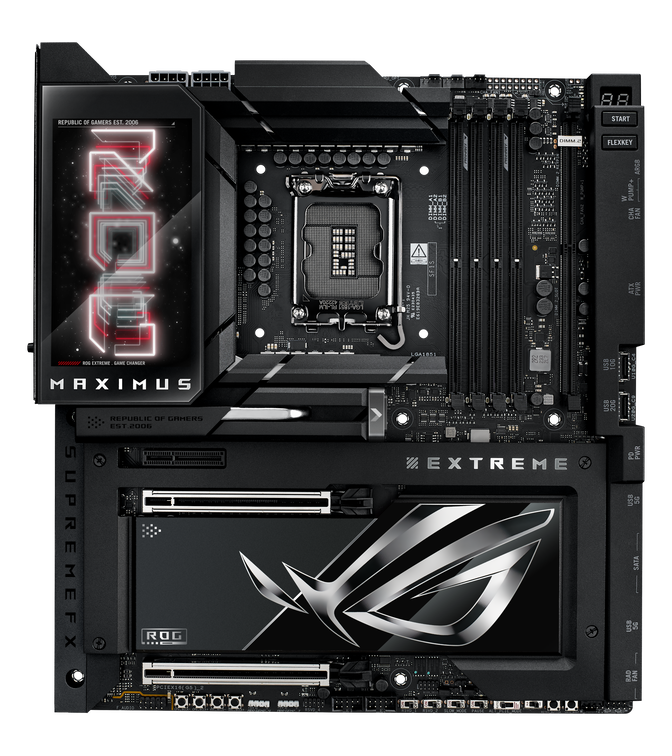 ASUS ROG Maximus Z890 EXTREME Mainboard, Sockel LGA 1851, Intel Z890, E-ATX, DDR5 image number 1