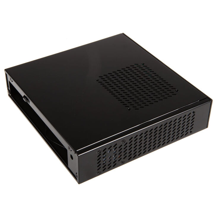 Akasa Cypher Thin-Mini-ITX Gehäuse inkl. 120W Netzteil, OEM - schwarz image number 3