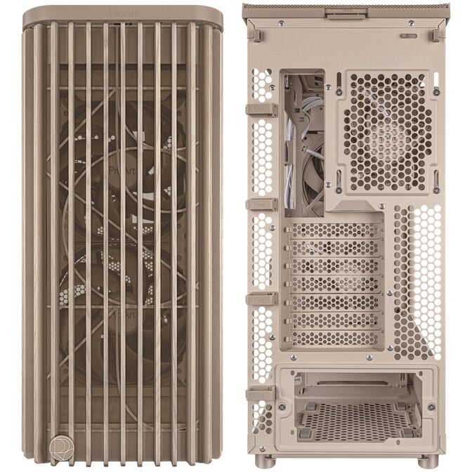 ASUS ProArt PA401 Wood Edition PC-Geh&auml;use, Midi-Tower, ATX, Mesh-Panel - beige image number 3