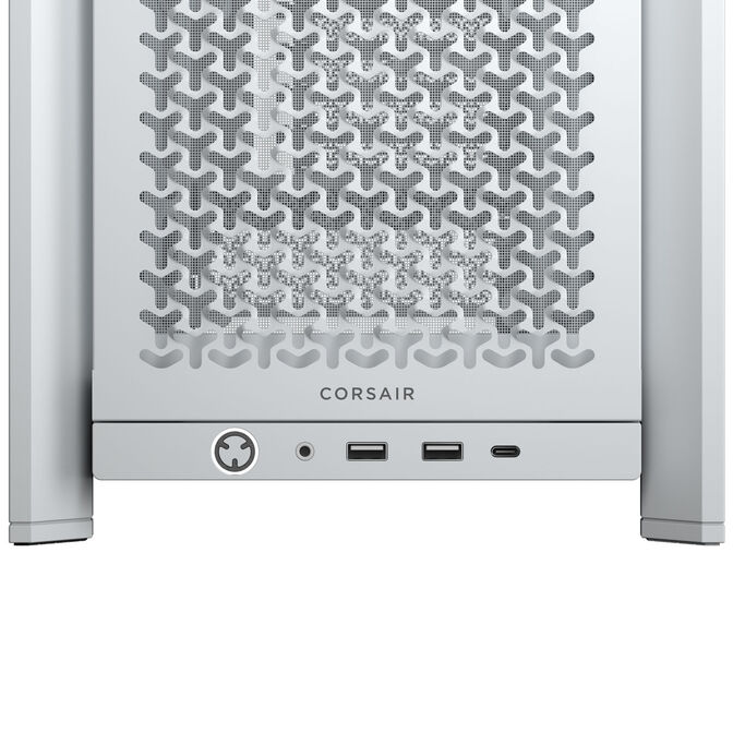 Corsair Frame 4000D RS ARGB PC case, Mid Tower, E-ATX, RGB, Tempered Glass - white image number 8