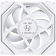 Lian Li UNI FAN TL Wireless LCD L&uuml;fter, ARGB, PWM - Reverse Blade, 120mm, wei&szlig; image number null