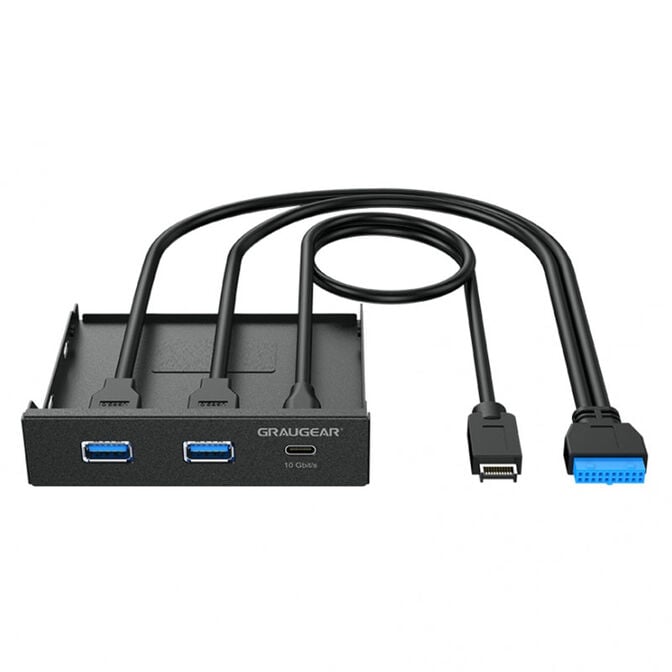 Graugear Multi Frontblende mit USB Hub image number 0