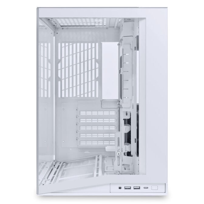 Lian Li O11 Dynamic Mini V2 - white - 5x UNI FAN SL-INF 120 ARGB Reverse Blade PWM fans - 120mm image number 4