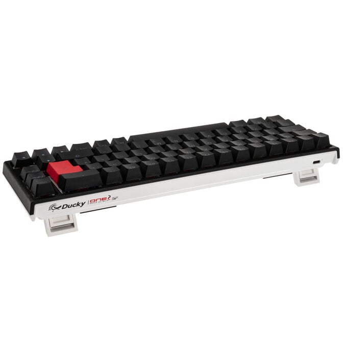 Ducky One 2 SF Gaming Tastatur, MX-Speed-Silver, RGB LED - schwarz image number 2