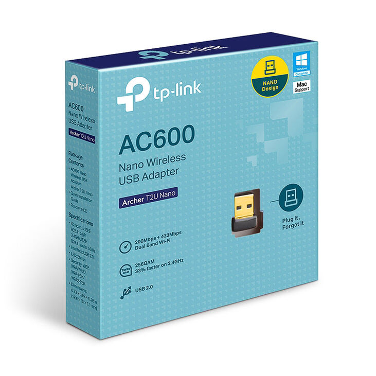 TP-LINK Archer T2U Nano WLAN Adapter USB 2.0 image number 3