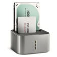 AXAGON ADSA-DC USB3.2 Gen1 - 2x SATA 6G CLONE DUAL HDD Dock Station ASMedia image number null