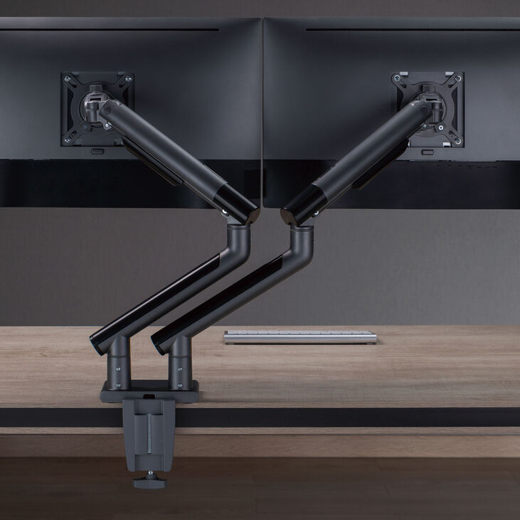 Alterzone Arm Duo Aluminium Monitorhalterung - dunkelgrau image number 4