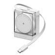 SHARGE Retractable 65W Charger EU PLUG - White image number null