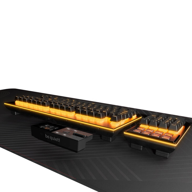 be quiet! Dark Mount Silent Gaming Tastatur, RGB - be quiet! Silent Linear Switches, schwarz image number 4