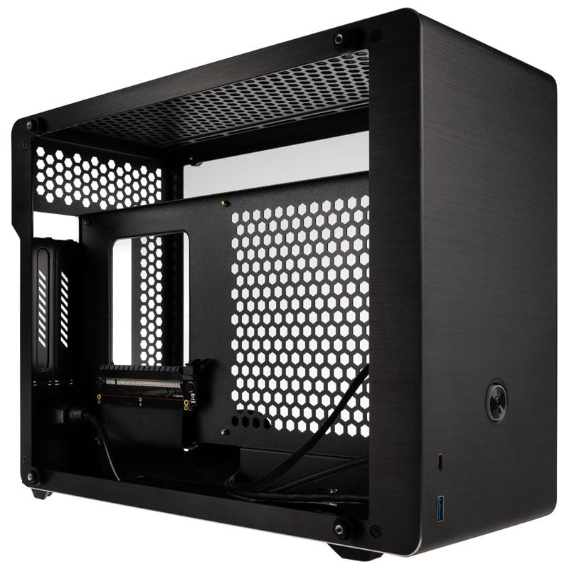 Raijintek Ophion EVO Mini-ITX Case, Tempered Glass - Black