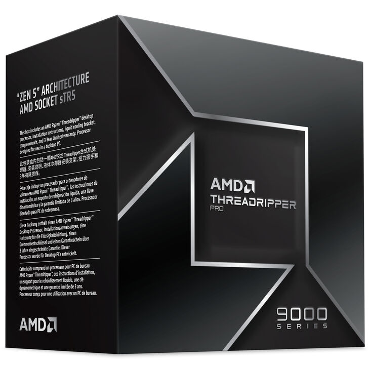AMD Ryzen Threadripper Pro 9965WX 4.2 GHz (Shimada Peak) Socket sTR5 - boxed without cooler image number 15