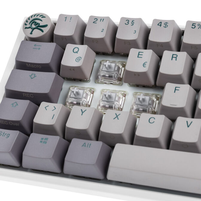 Ducky One 3 Mist Grey SF Gaming Keyboard, RGB LED - MX-Speed-Silver image number 4