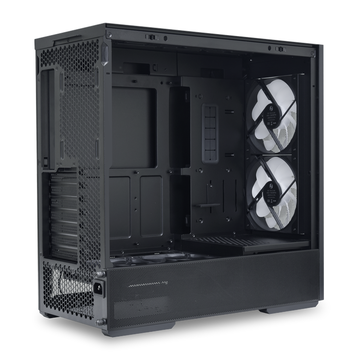 Lian Li LANCOOL 207 PC Gehäuse, Midi-Tower, ATX, Tempered Glass - schwarz image number 7