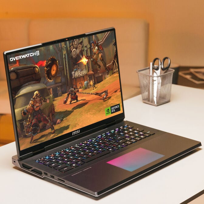 MSI Titan 18 HX AI A2XWIG-073,  45,8 cm (18 Zoll), 120Hz, Core Ultra 9 285HX, RTX 5080 Gaming Laptop image number 16