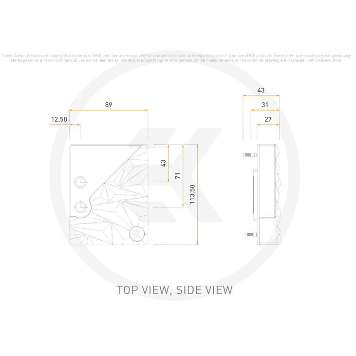 EK Water Blocks EK-Quantum Velocity² Edge D-RGB - AM5 Black Special Edition image number 4