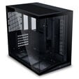 Lian Li O11 Dynamic Mini V2 "Flow" UNI FAN SL INF Edition - black - 5x UNI FAN SL-INF 120 ARGB Reverse Blade PWM fans - 120mm (Including controller) image number null