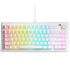 Glorious GMMK 3 75% Custom Gaming Keyboard - Pre-Built, ANSI (US), Fox Switches, White image number null
