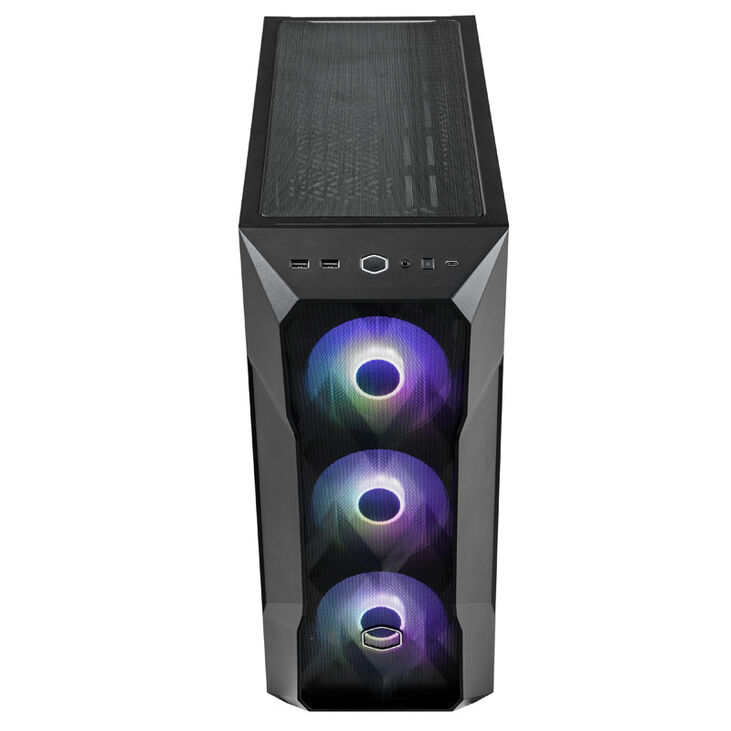 Cooler Master TD500V2 Mesh Midi-Tower ARGB, Tempered Glass - schwarz image number 3