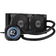 Corsair Nautilus RS 240 LCD ARGB Komplett-Wasserk&uuml;hlung - 240 mm, schwarz image number null