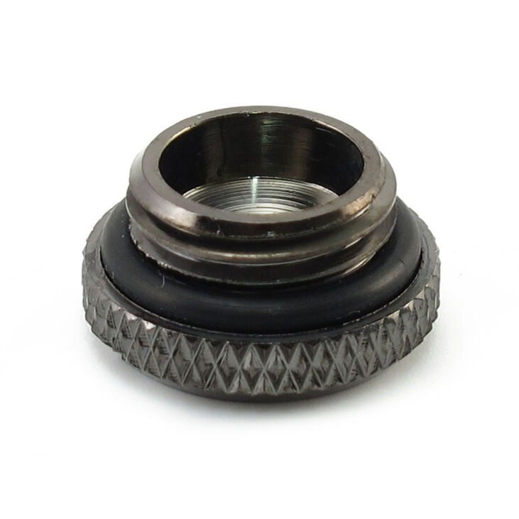 XSPC Verschlussstopfen V2 G1/4 Zoll AG - 10er Pack, schwarz chrome image number 3